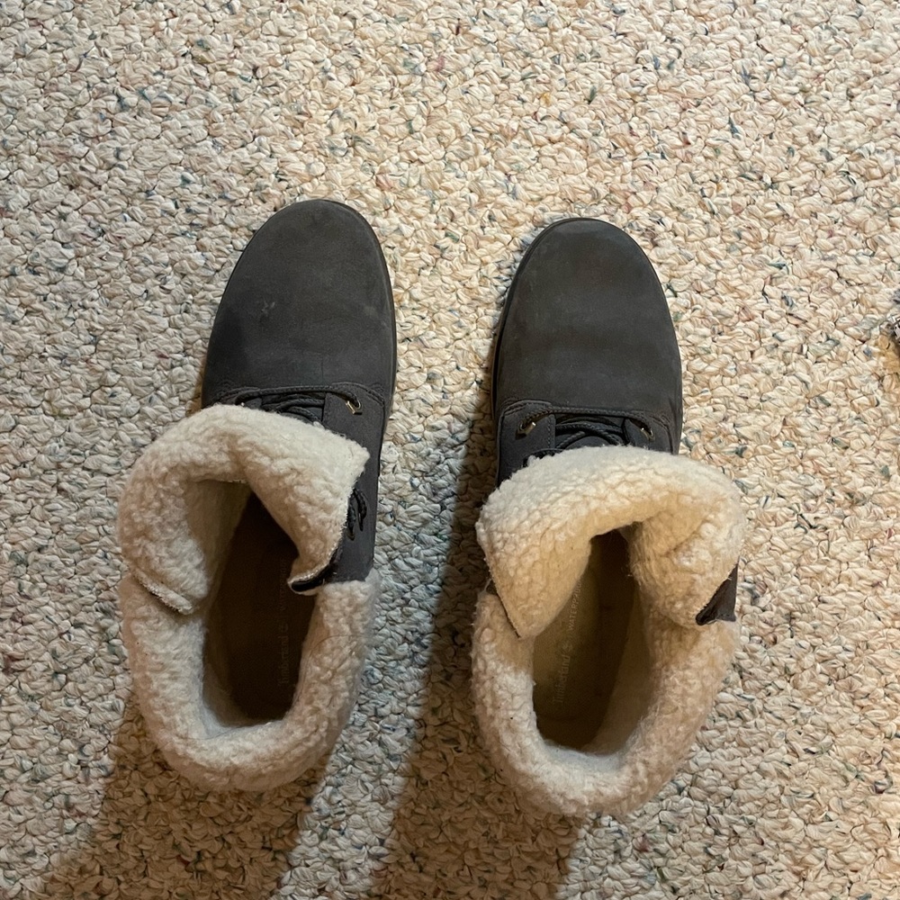 Grey Timberland Boots. Sz. 8.5